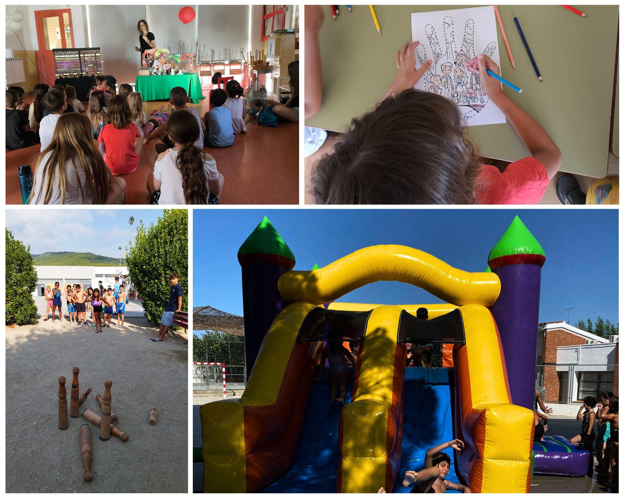 recull fotos infants fent diferents activitats
