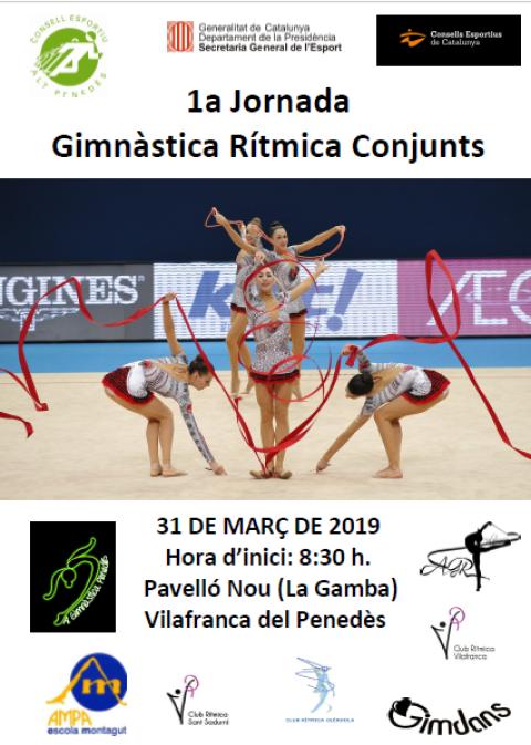 1a JORNADA  GIMNÀSTICA RÍTMICA CONJUNTS 