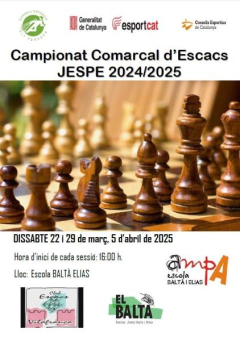 Campionat Comarcal d'Escacs 24-25- 3a jornada 