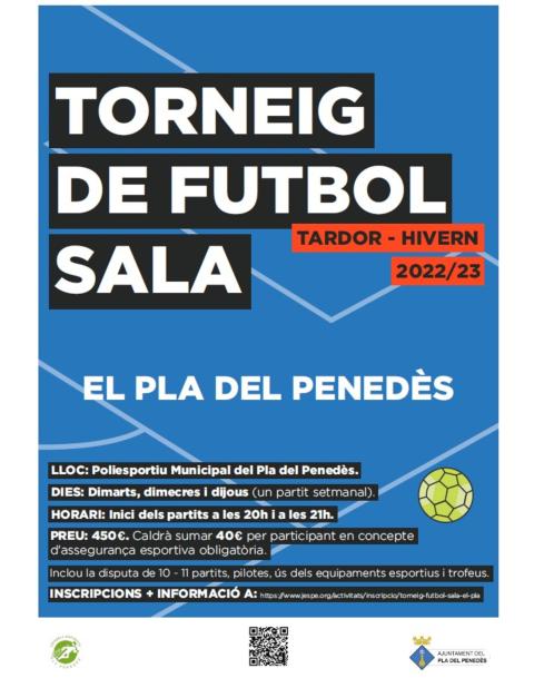I Torneig de futbol sala tardor/hivern - El Pla del Penedès