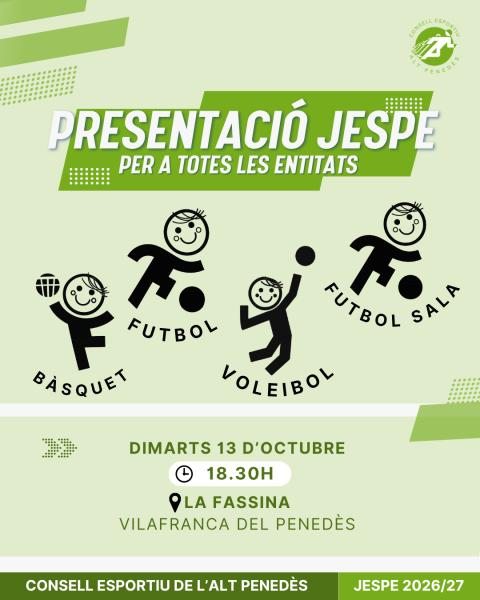 Presentació JESPE 26/27