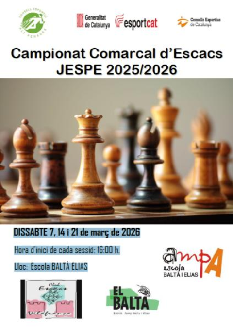 Inici de les Jornades d'escacs del curs 2025-26 