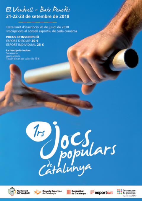 Jocs Populars de Catalunya 21, 22 i 23 de setembre al Vendrell (Baix Penedès)