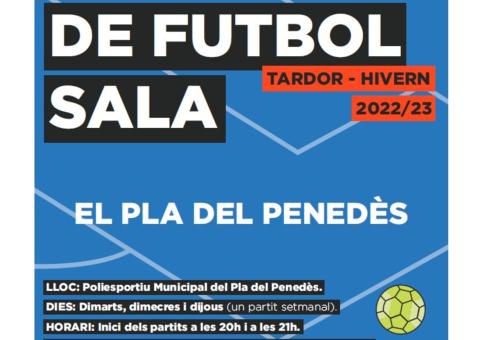 I Torneig de futbol sala tardor/hivern - El Pla del Penedès
