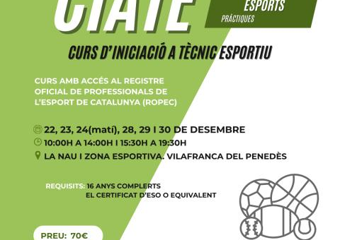 Curs d’Iniciació a Tècnic Esportiu (CIATE)