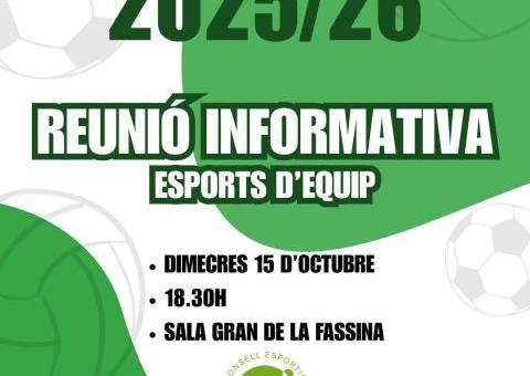 REUNIÓ INFORMATIVA - JESPE 2025/26