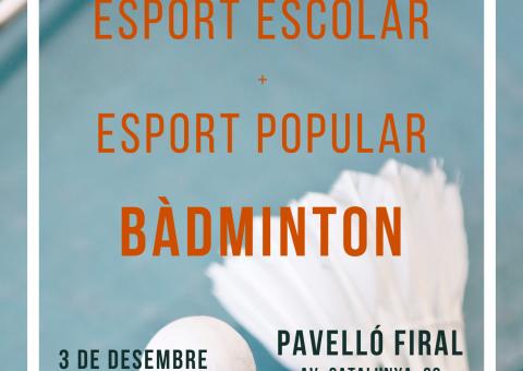 I JORNADA BÀDMINTON