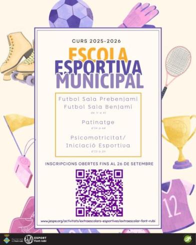 cartell escola esportiva